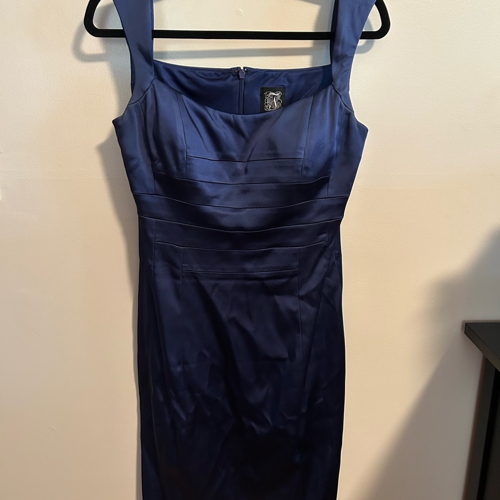 Jax Midnight Blue Midi Dress